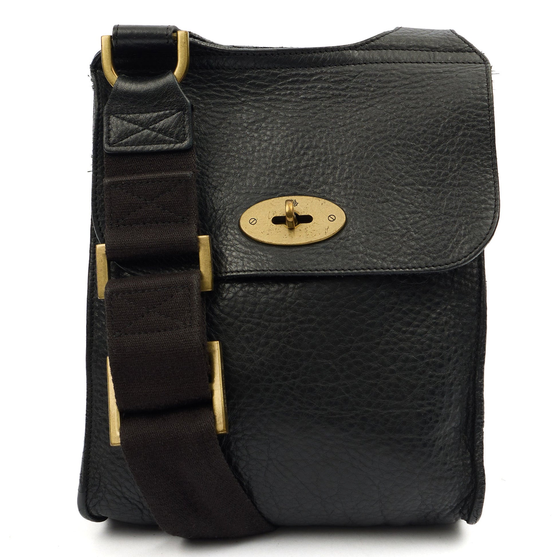 Mulberry Cross Body Antony in Black, Calfskin Leather — Alternate View 13