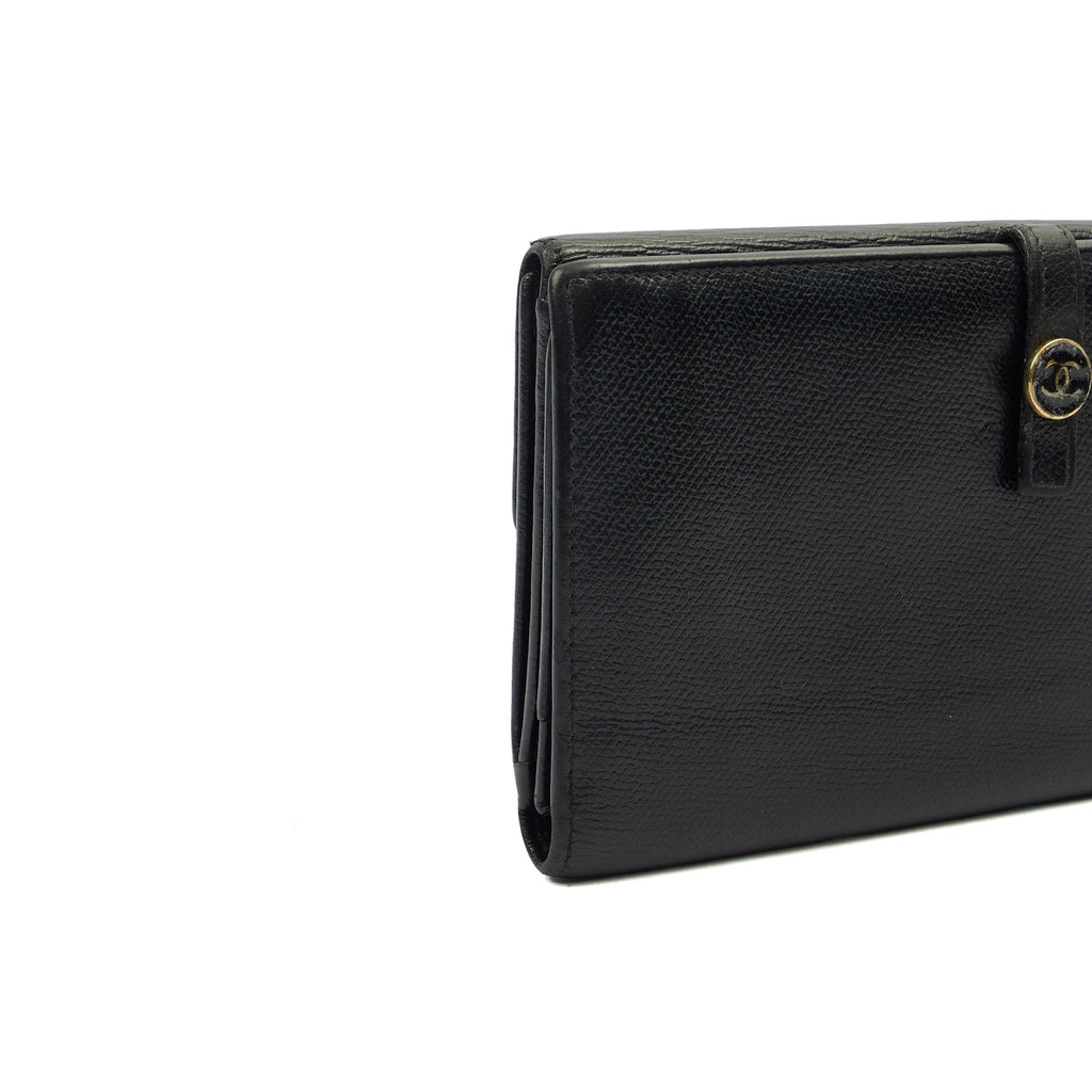 Chanel Wallet Zip Wallet in Black, Calfskin Leather — Alternate View 15