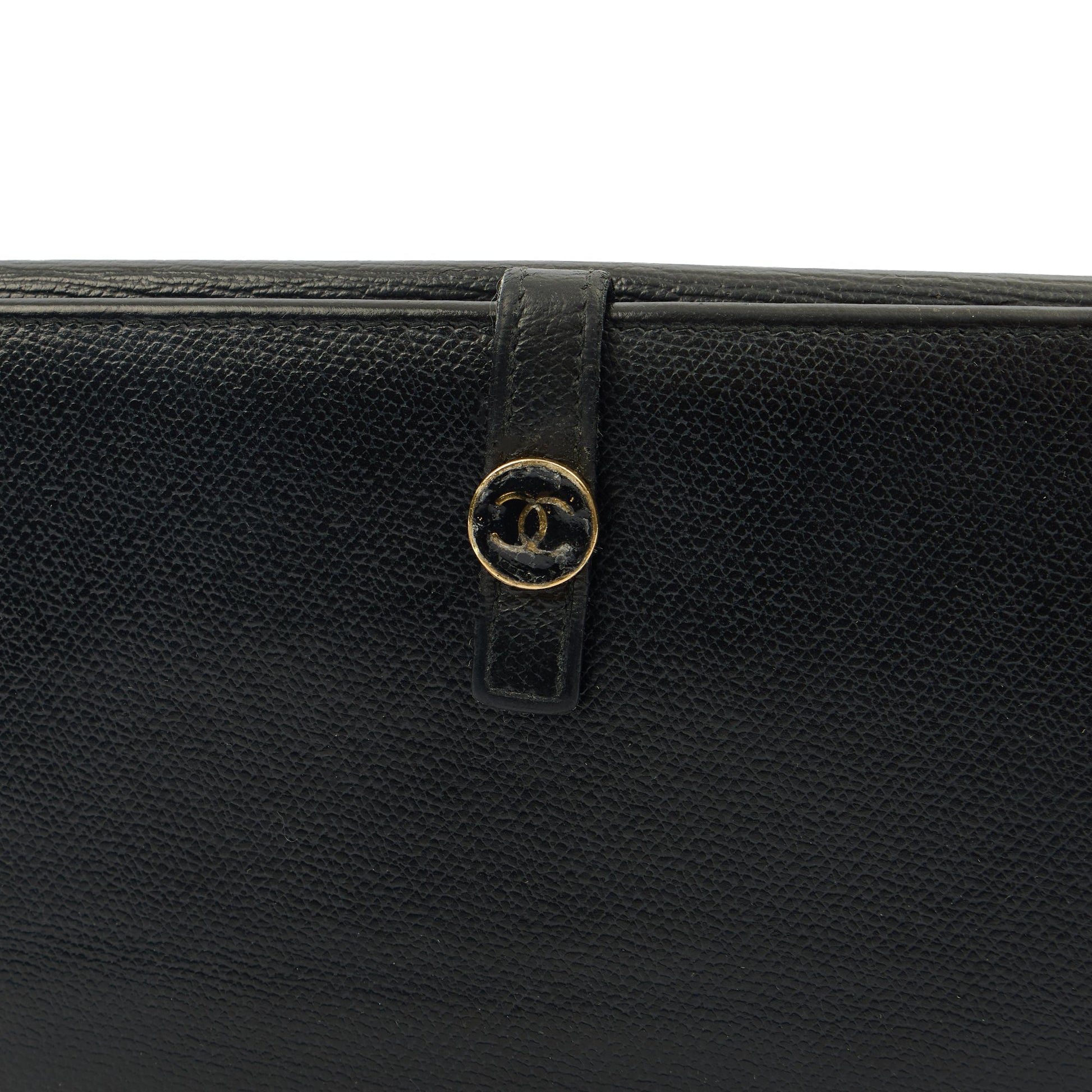 Chanel Wallet Zip Wallet in Black, Calfskin Leather — Lifestyle View