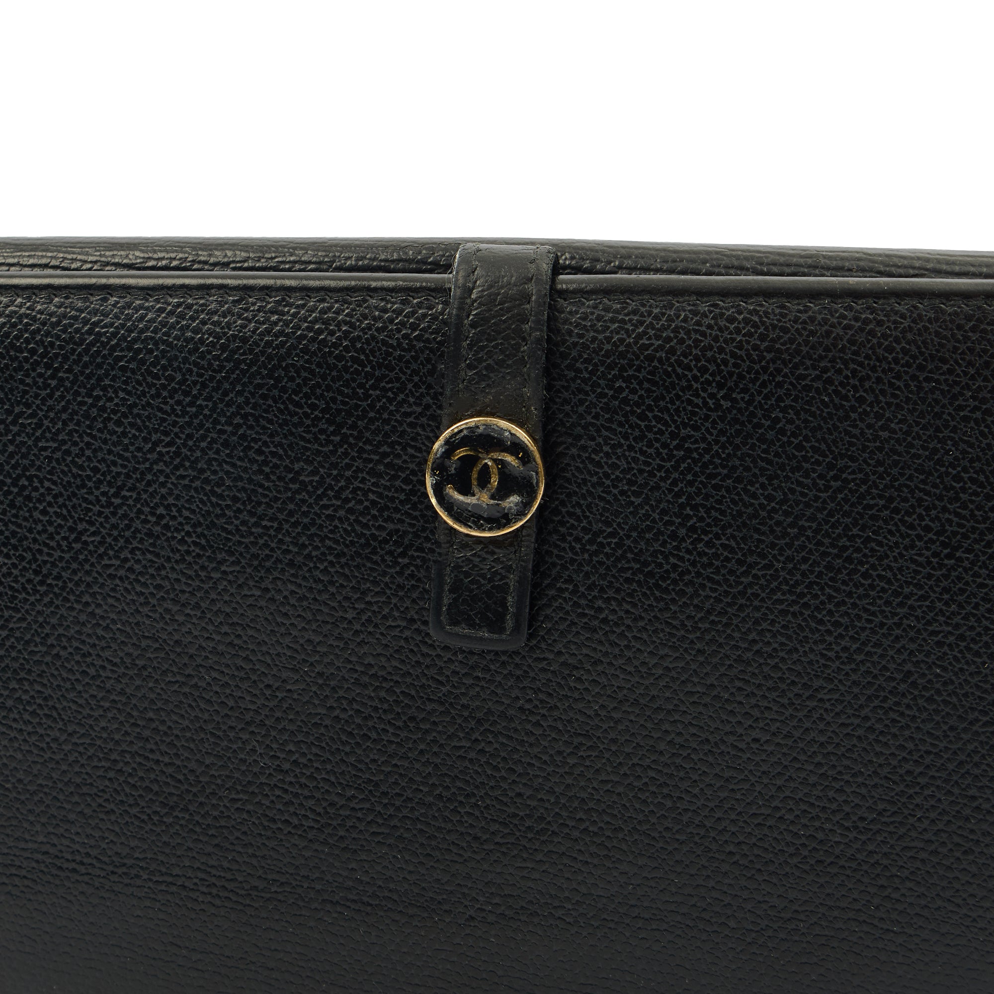 Chanel Wallet Zip Wallet in Black, Calfskin Leather — Lifestyle View