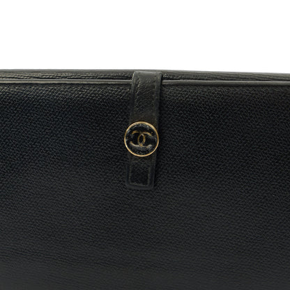 Chanel Wallet Zip Wallet in Black, Calfskin Leather — Alternate View 22