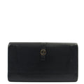 Chanel Wallet Zip Wallet in Black, Calfskin Leather — Front View