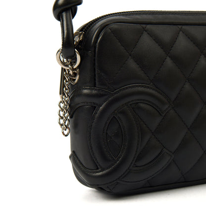 Chanel Shoulder Bag Cambon Pochette in Black, Leather — Alternate View 15