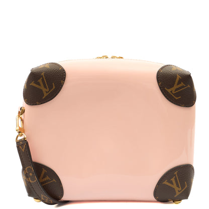 Louis Vuitton Shoulder Bag Venice  in Pink, Patent Leather — Back View