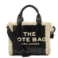 Marc Jacobs Tote The Tote Bag Nano in tonal black, Leather — Front View