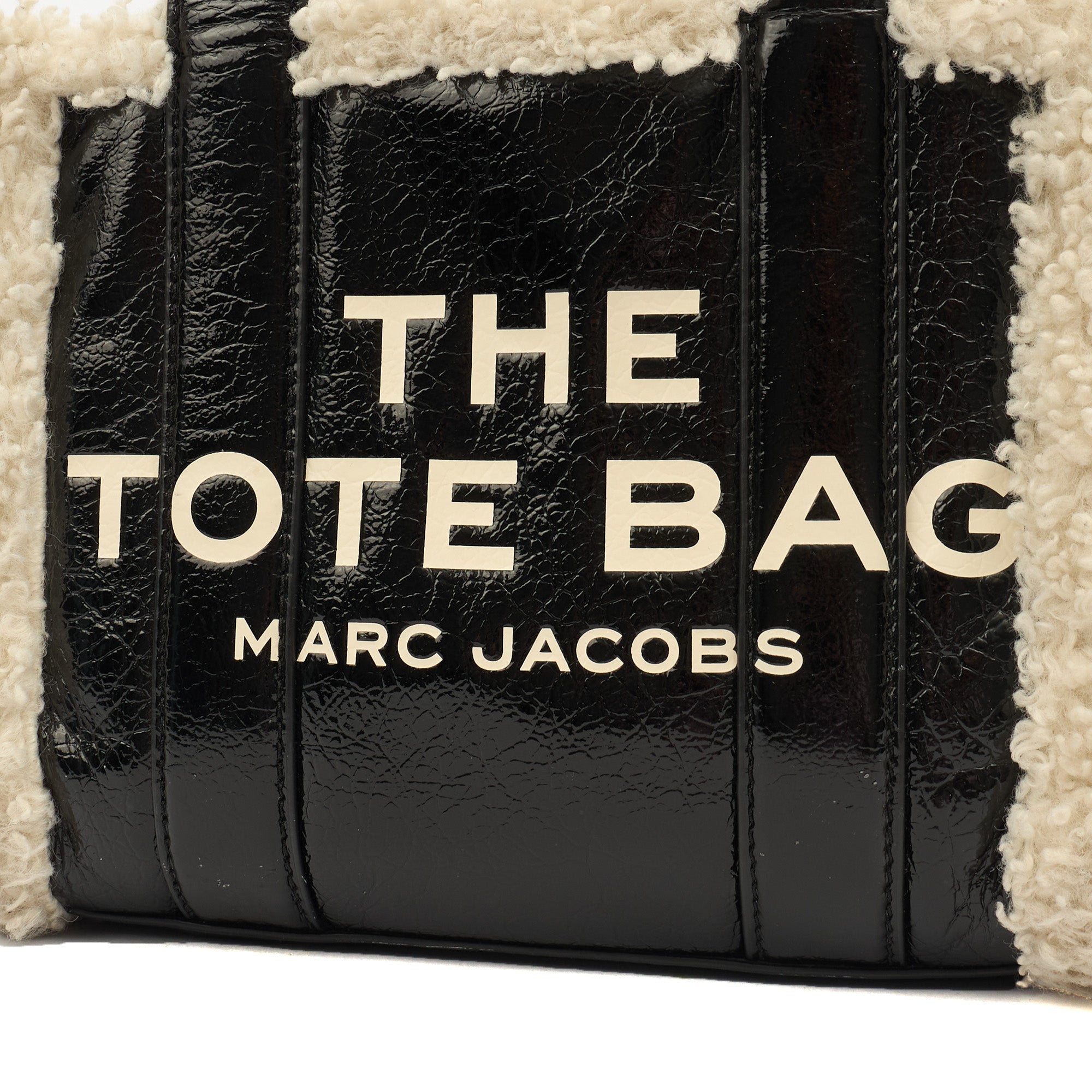 Marc Jacobs Tote The Tote Bag Nano in tonal black, Leather — Alternate View 9