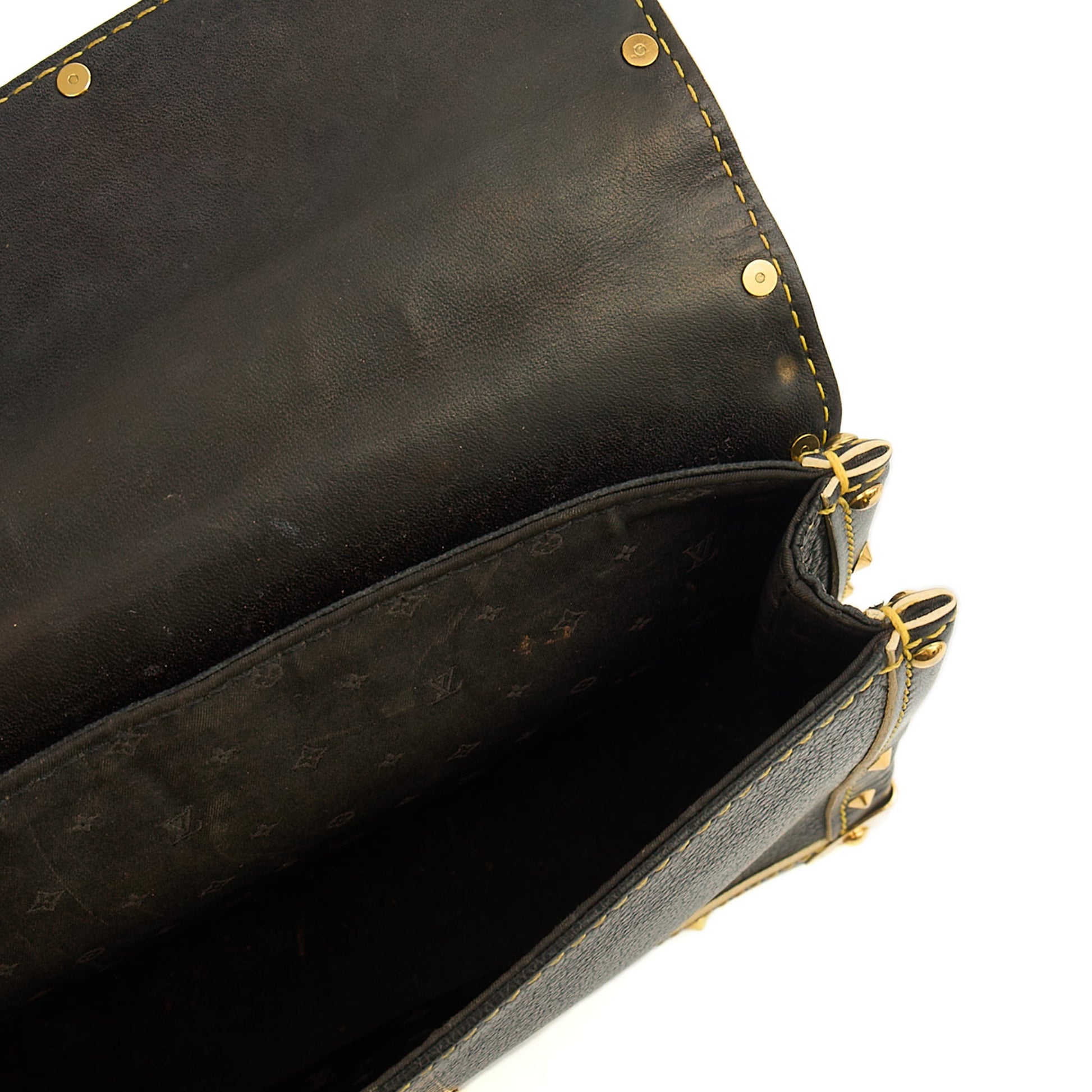 Louis Vuitton Mini Bag Suhali Le Talentueux in Navy, Calfskin Leather — Detail View