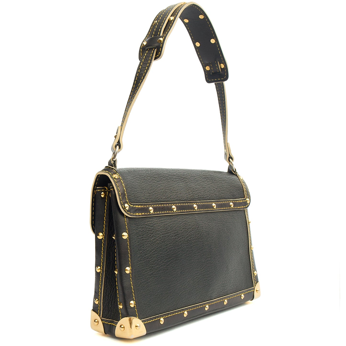 Louis Vuitton Mini Bag Suhali Le Talentueux in Navy, Calfskin Leather — Side View