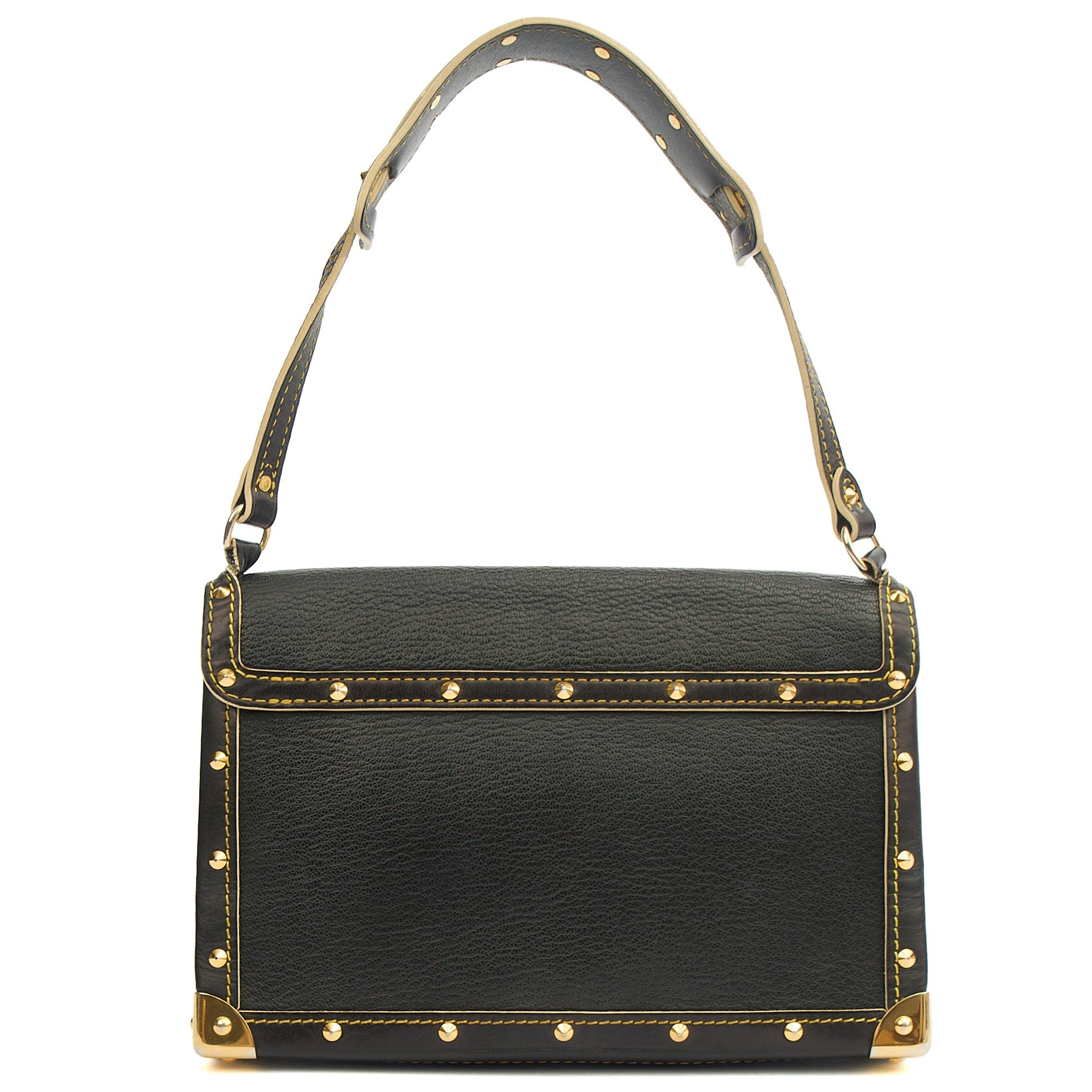 Louis Vuitton Mini Bag Suhali Le Talentueux in Navy, Calfskin Leather — Back View