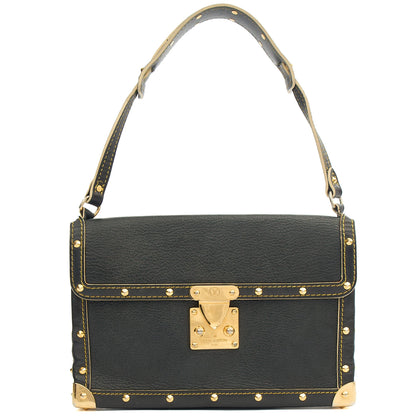 Louis Vuitton Mini Bag Suhali Le Talentueux in Navy, Calfskin Leather — Front View