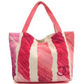 Chanel Tote Tote in Pink, Towel — Front View