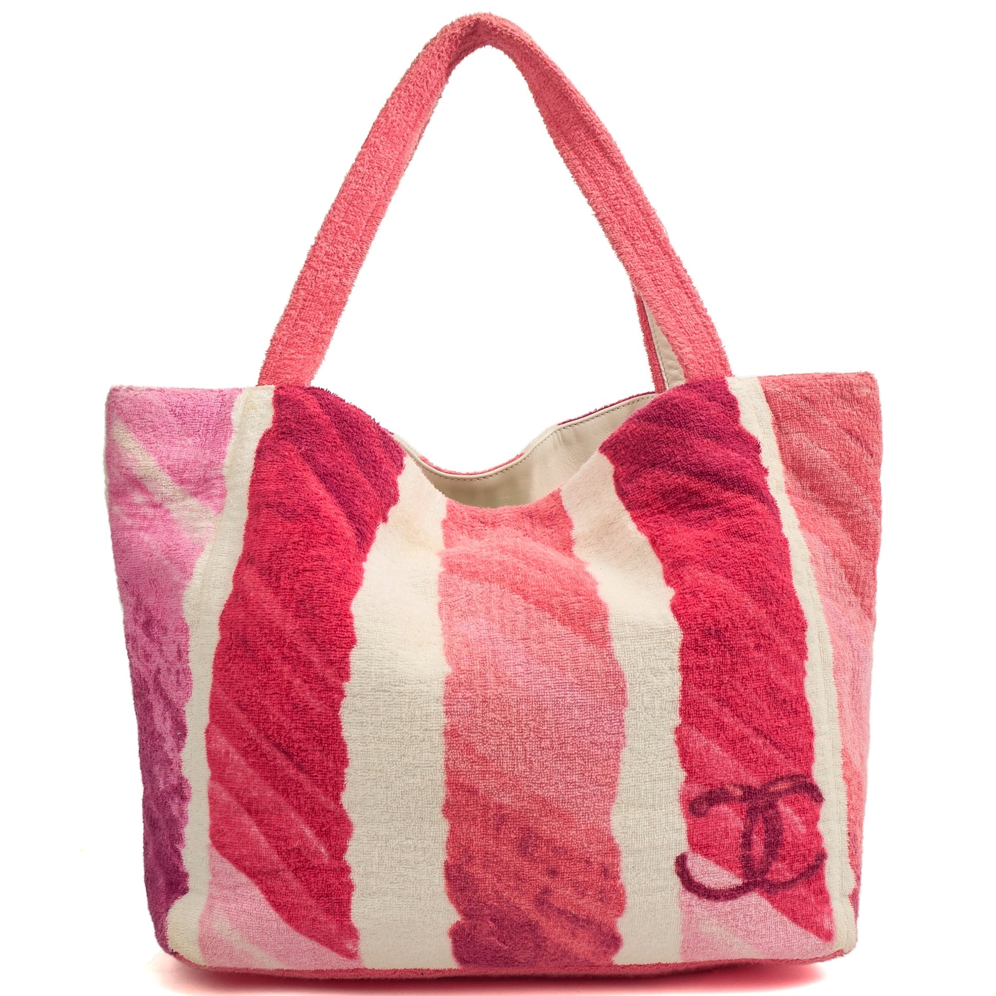 Chanel Tote Tote in Pink, Towel — Alternate View 8