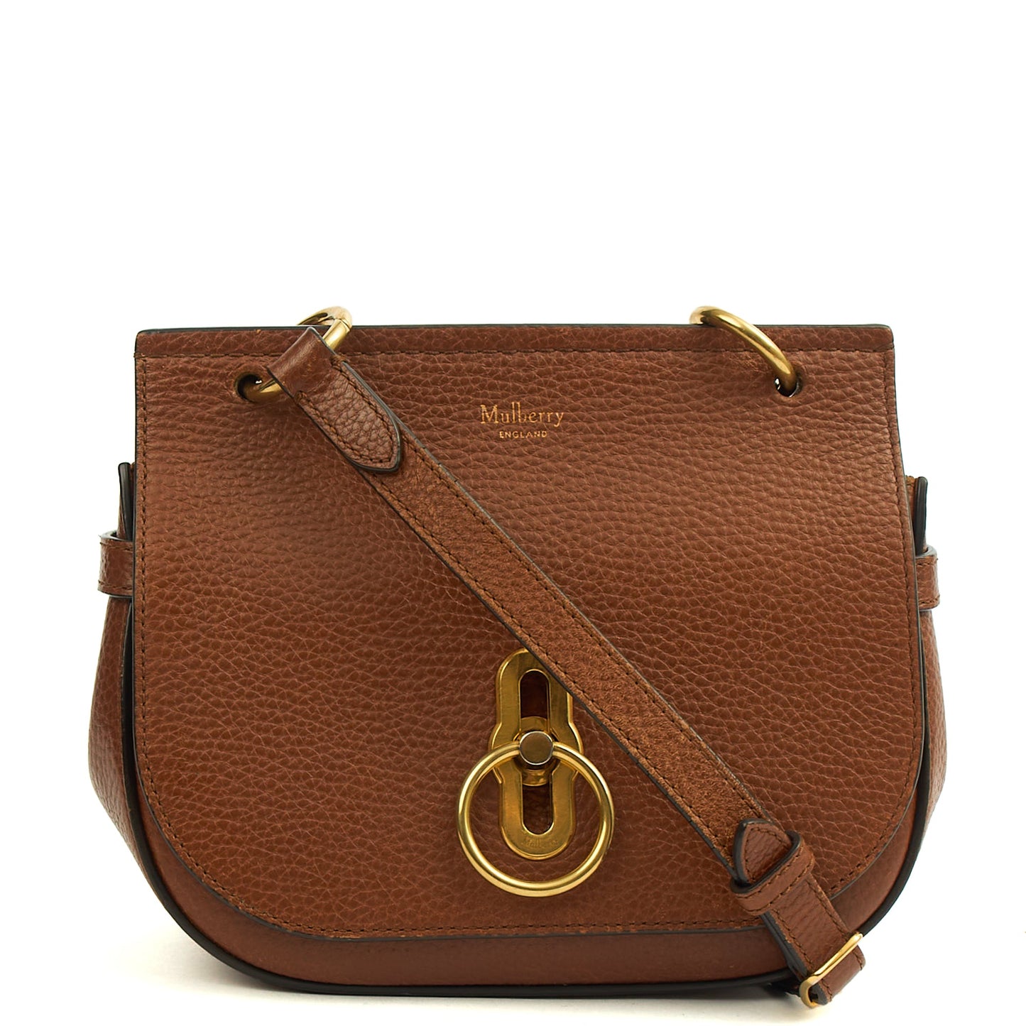 Mulberry Satchel Amberley Satchel - Mini in Oak, Leather — Front View