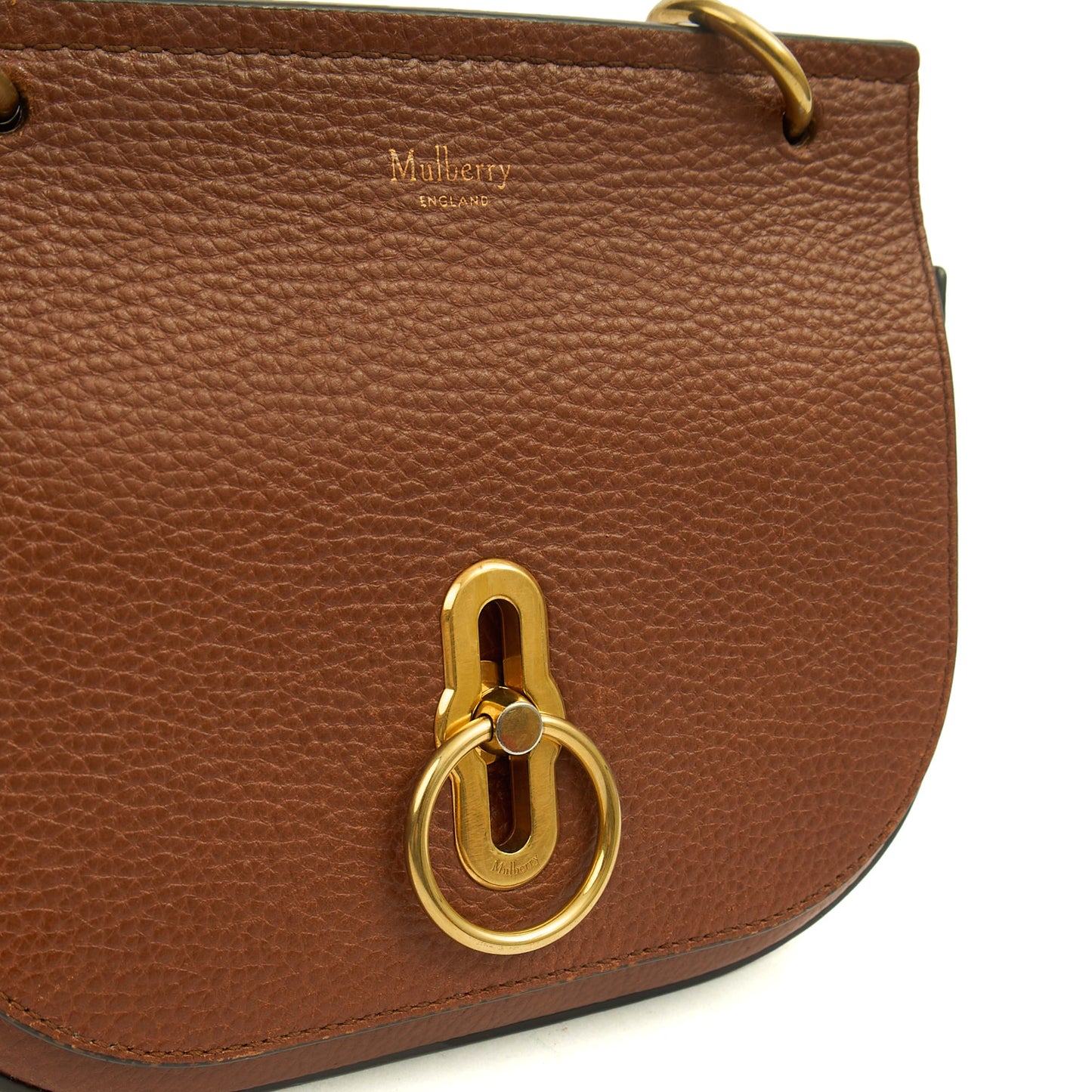 Mulberry Satchel Amberley Satchel - Mini in Oak, Leather — Lifestyle View