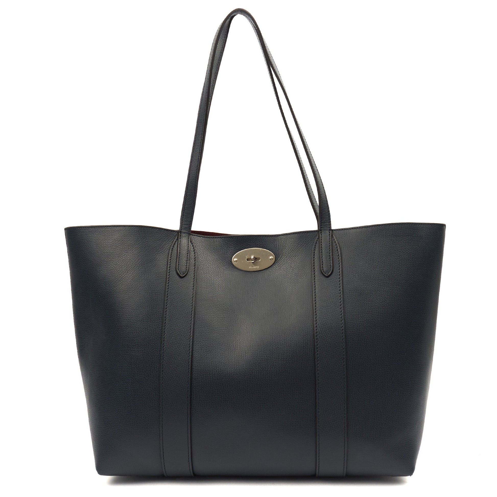 Mulberry Tote Bayswater Tote in Navy, Leather — Alternate View 7