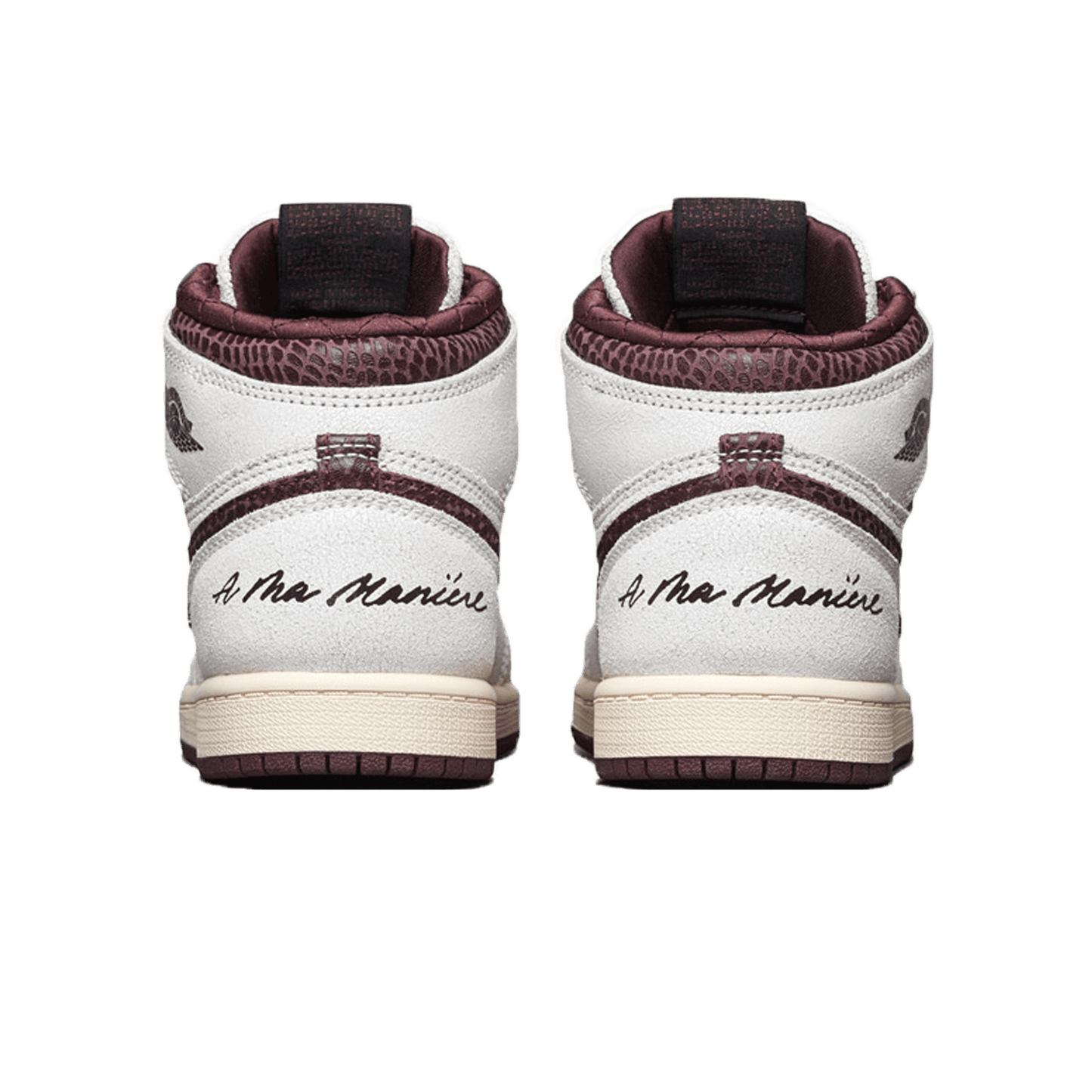 A Ma Maniére x Air Jordan 1 High OG PS 'Airness' — UK 10C | EU 27.5 | US 10.5C — Back View