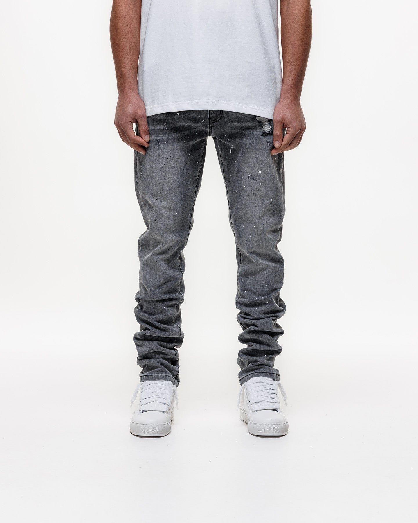 Magiri Acier Slim Jeans 'Grey' — Grey — Size 28 — Top View