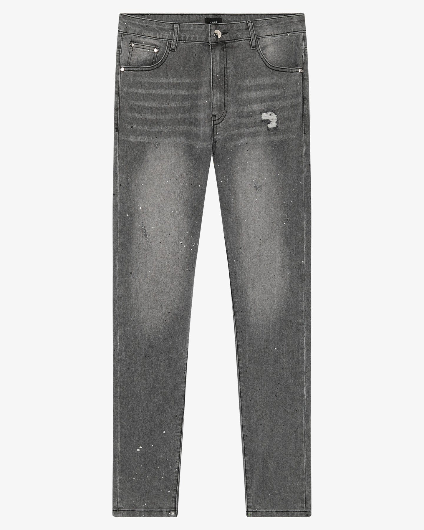 Magiri Acier Slim Jeans 'Grey' — Grey — Size 28 — Front View