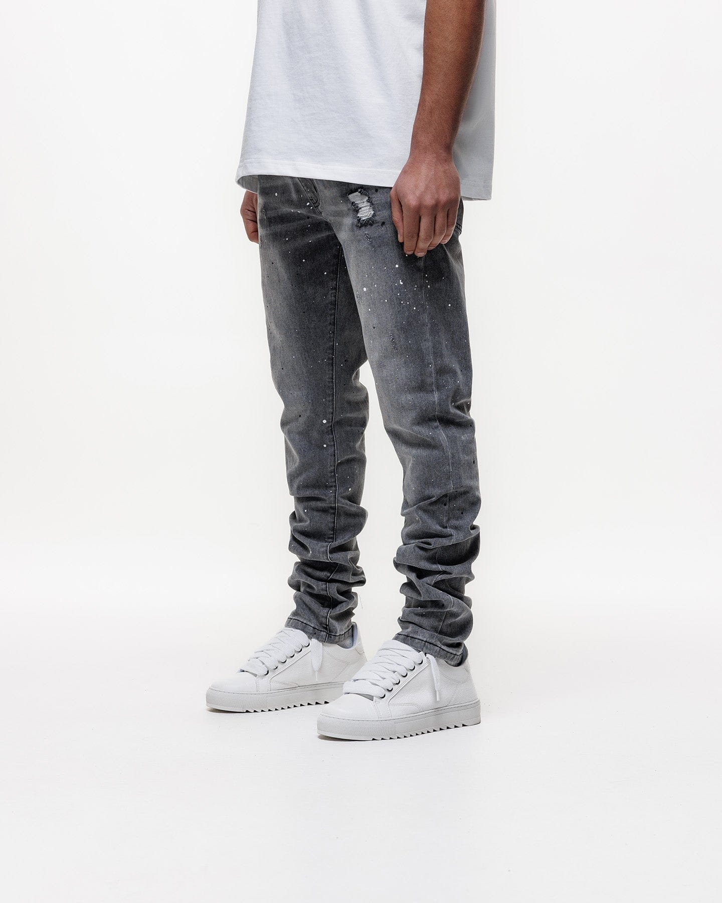 Magiri Acier Slim Jeans 'Grey' — Grey — Size 28 — Detail View