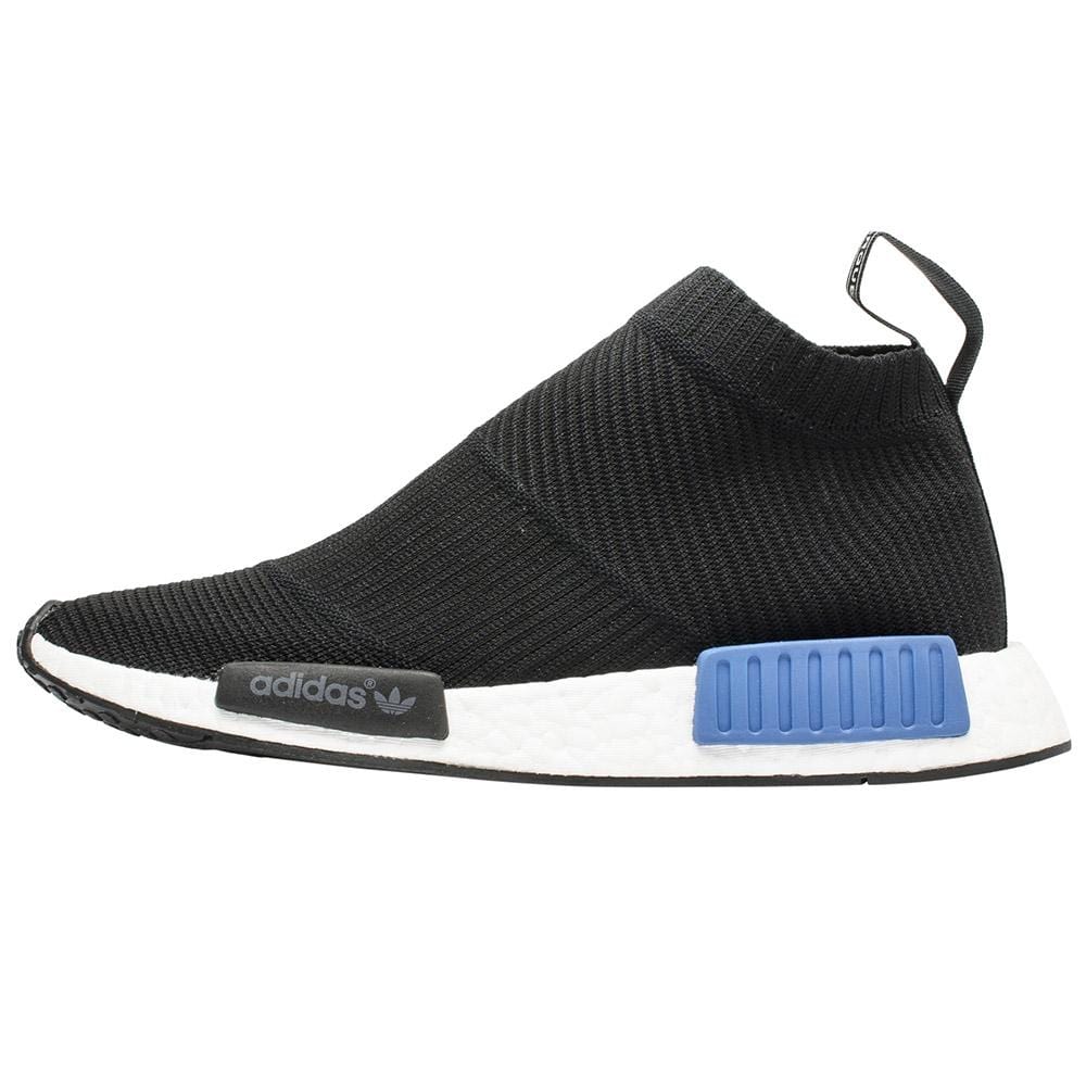 Adidas NMD_CS1 Primeknit Core Black-Lush Blue — UK 3.5 | EU 36 | US 4 — Front View