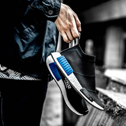 Adidas NMD_CS1 Primeknit Core Black-Lush Blue — UK 3.5 | EU 36 | US 4 — Alternate View 7
