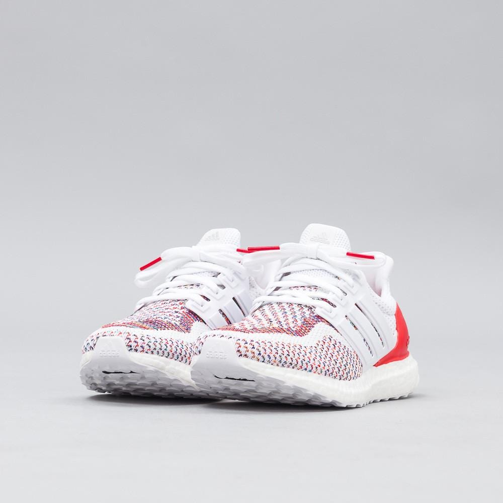 Adidas Ultra Boost Multicolor White-Red — UK 3.5 | EU 36 | US 4 — Detail View