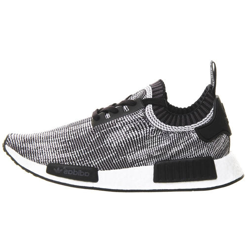 Adidas NMD Primeknit Black White — UK 3.5 | EU 36 | US 4 — Front View