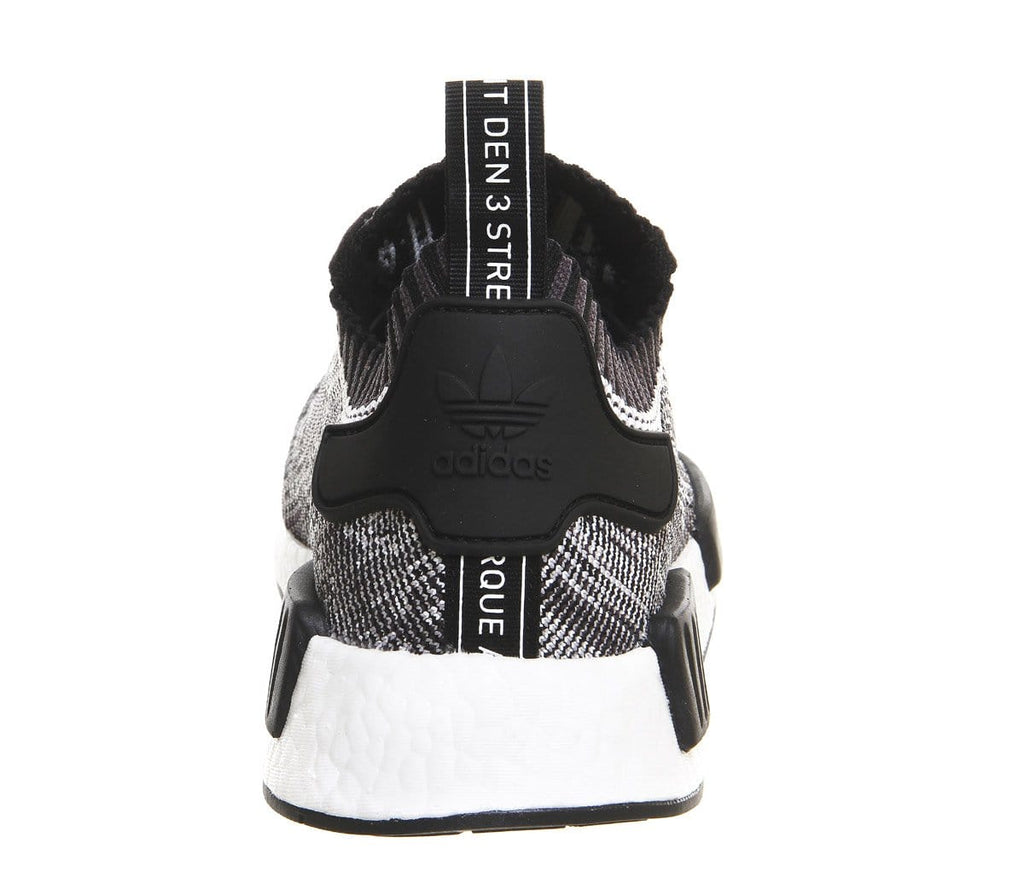 Adidas NMD Primeknit Black White — UK 3.5 | EU 36 | US 4 — Side View