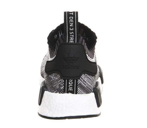 Adidas NMD Primeknit Black White — UK 3.5 | EU 36 | US 4 — Side View