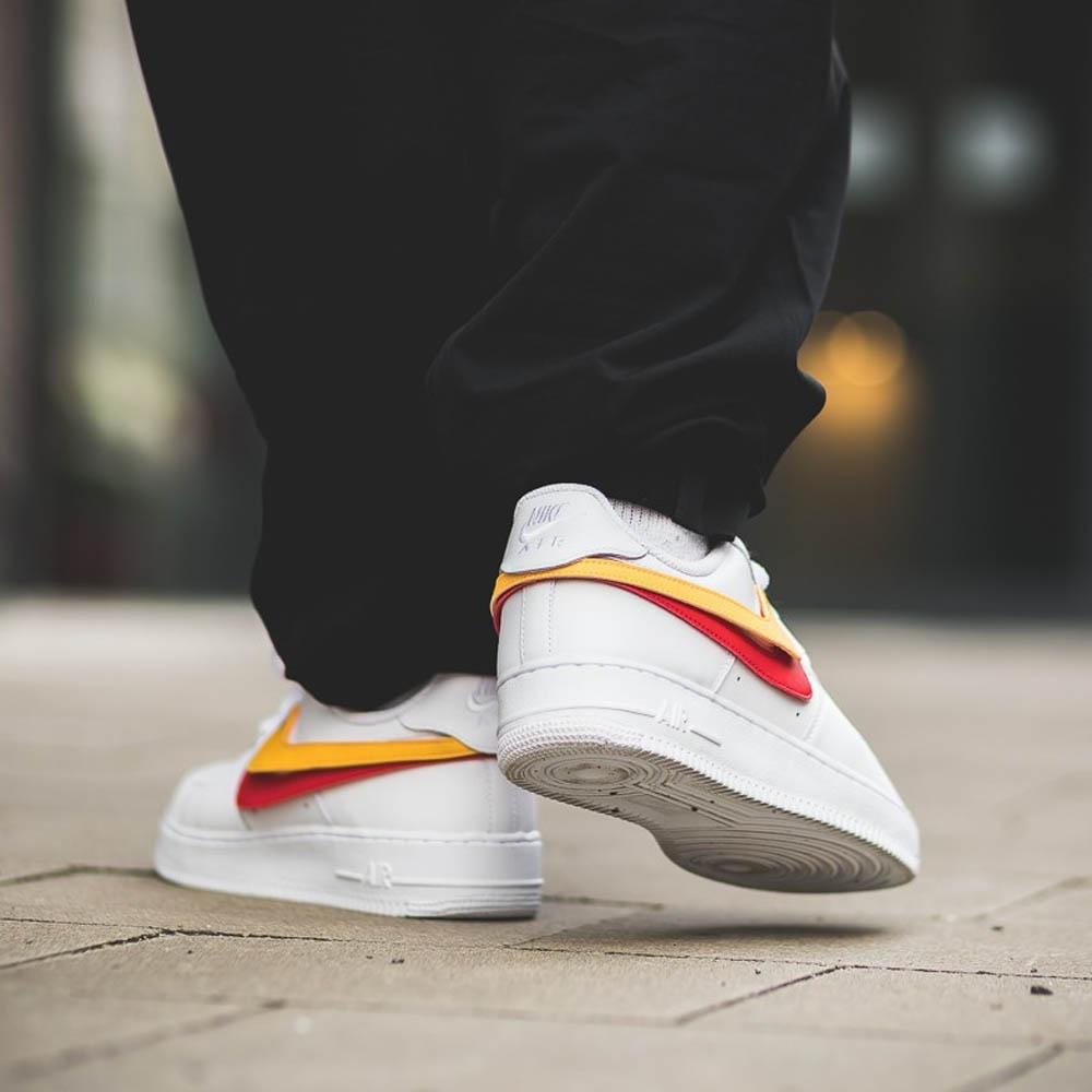 Nike Air Force 1 07 QS Velcro White Swoosh Pack — UK 3 | EU 35.5 | US 3.5 — Alternate View 7