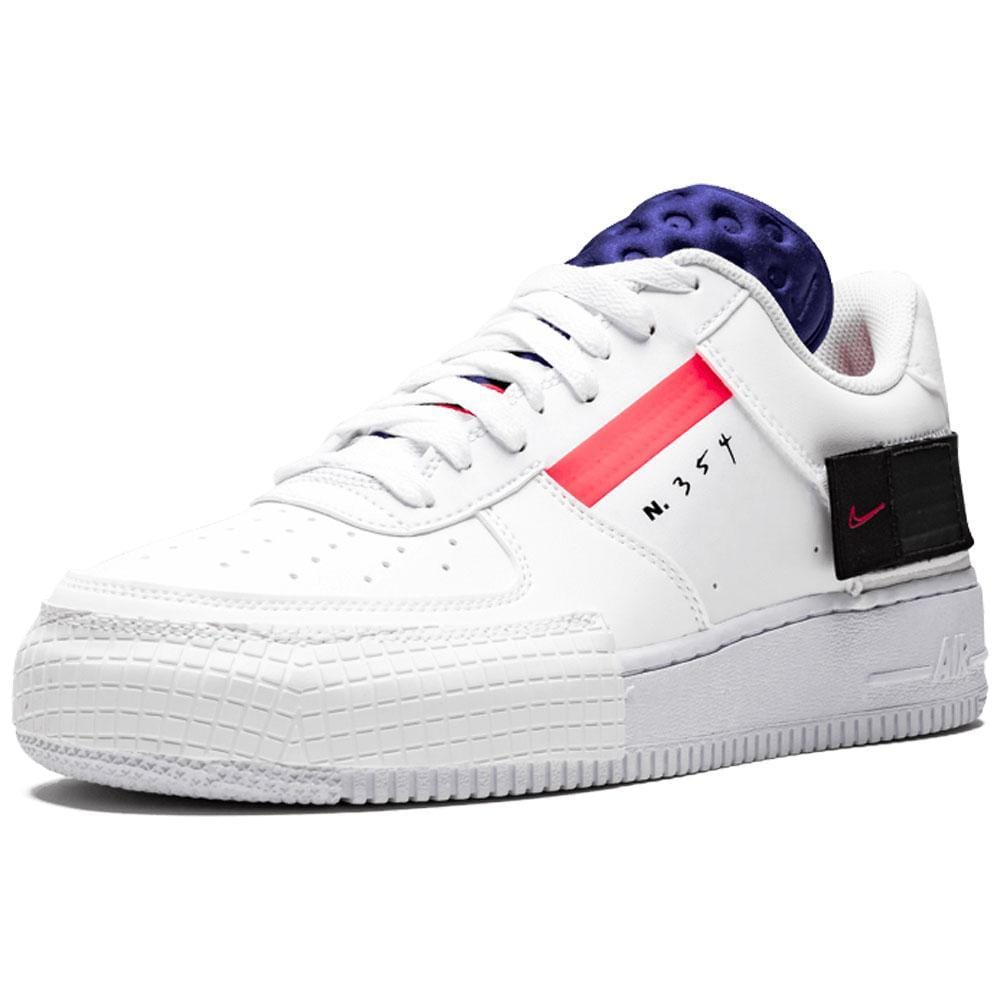 Nike Air Force 1 Low Drop Type 'Summit White' — UK 3 | EU 35.5 | US 3.5 — Top View