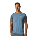 Reprimo Flight Tee 'Air Force Blue Gunmetal' — XXS — Front View