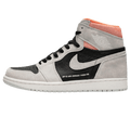 Air Jordan 1 Retro Grey Crimson — UK 3 | EU 35.5 | US 3.5 — Front View