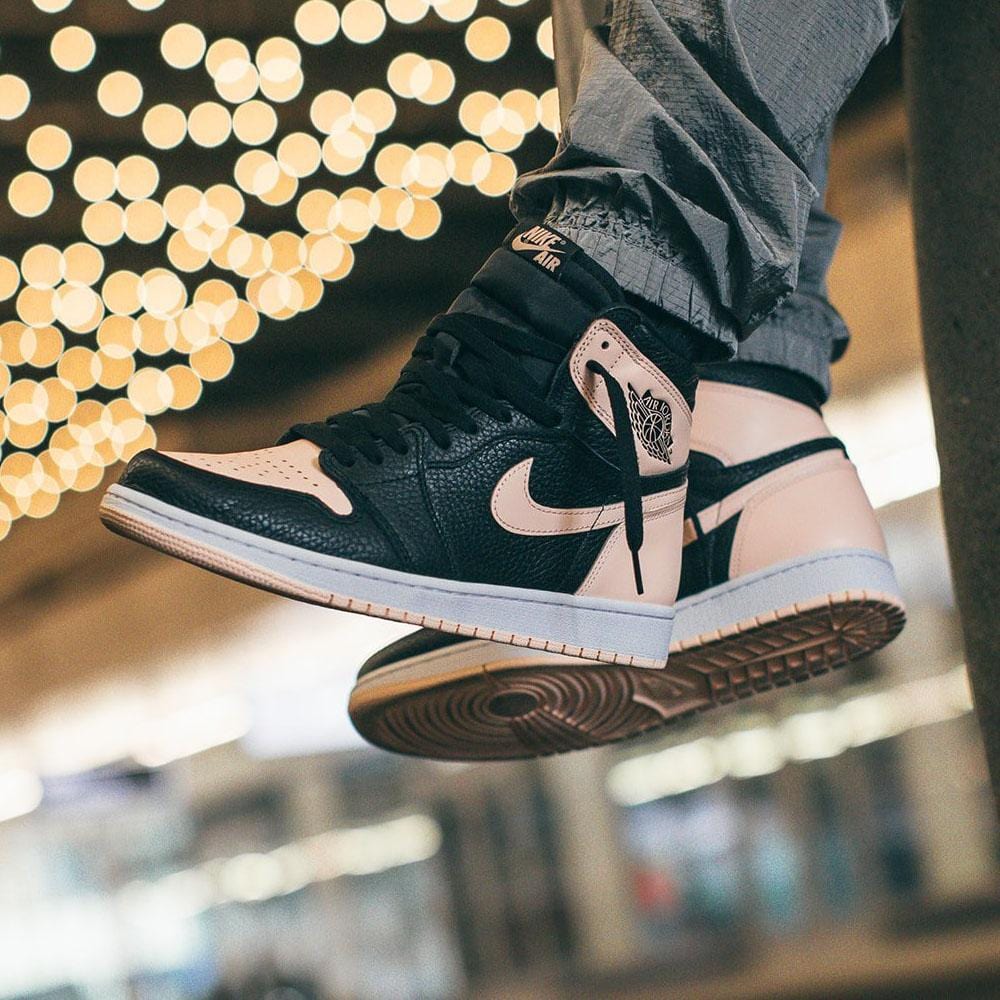 Air Jordan 1 Retro High OG GS 'Crimson Tint' — UK 13.5 | EU 32 | US 1Y — Lifestyle View