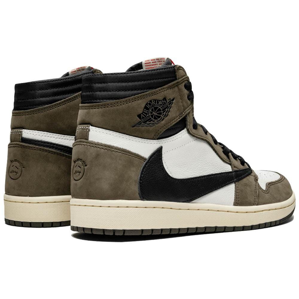 Travis Scott x Air Jordan 1 Retro High OG 'Mocha' — UK 3 | EU 35.5 | US 3.5 — Back View