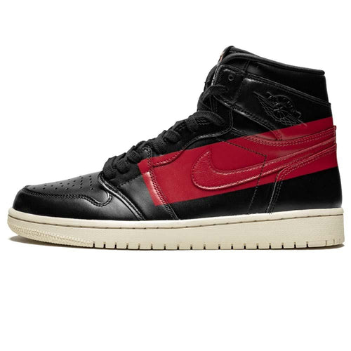 Air Jordan 1 Defiant Black Red — UK 3 | EU 35.5 | US 3.5 — Front View