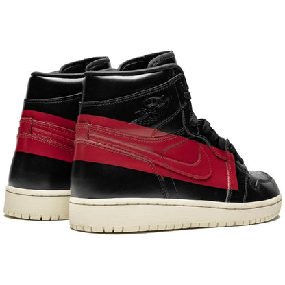 Air Jordan 1 Defiant Black Red — UK 3 | EU 35.5 | US 3.5 — Back View