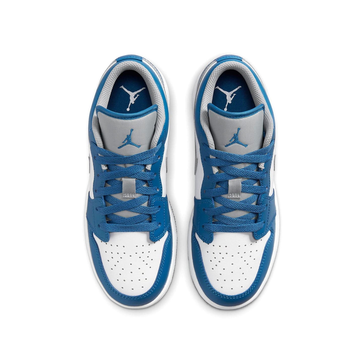 Air Jordan 1 Low GS 'True Blue' — UK 13.5 | EU 32 | US 1Y — Back View