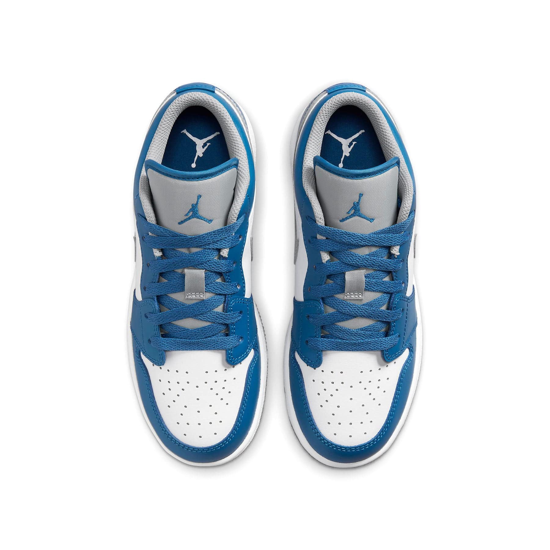 Air Jordan 1 Low GS 'True Blue' — UK 13.5 | EU 32 | US 1Y — Back View