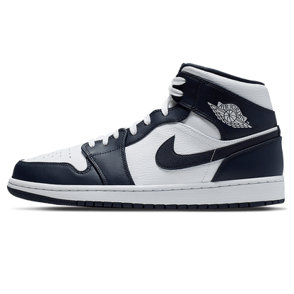 Air Jordan 1 Mid 'Obsidian' — UK 3 | EU 35.5 | US 3.5 — Front View