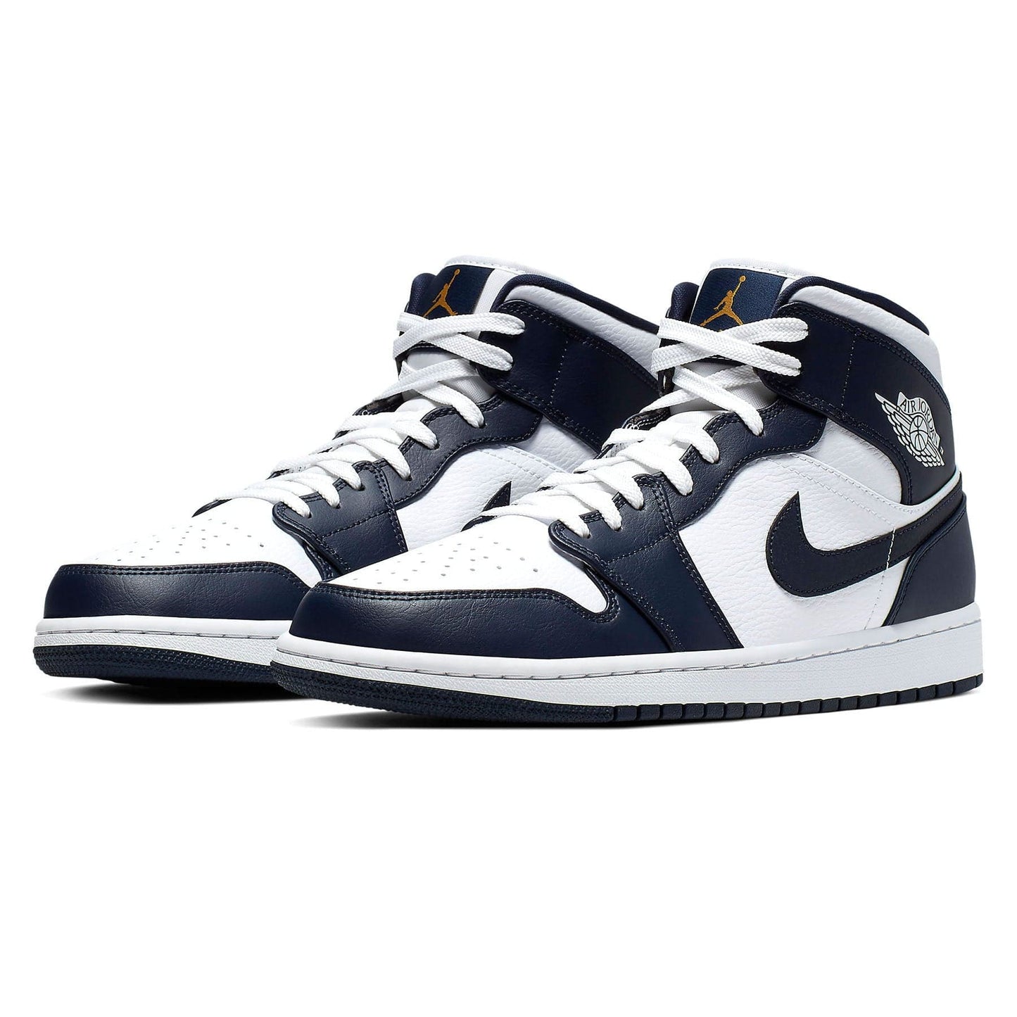 Air Jordan 1 Mid 'Obsidian' — UK 3 | EU 35.5 | US 3.5 — Side View