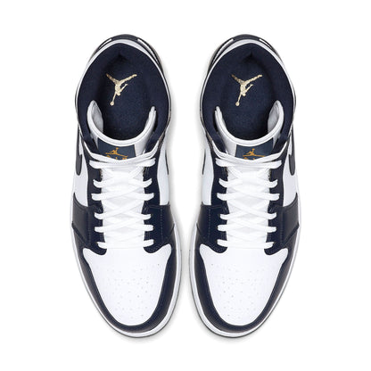 Air Jordan 1 Mid 'Obsidian' — UK 3 | EU 35.5 | US 3.5 — Back View