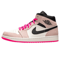 Air Jordan 1 Mid Hyper Pink — UK 3 | EU 35.5 | US 3.5 — Front View