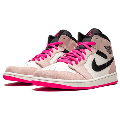 Air Jordan 1 Mid Hyper Pink — UK 3 | EU 35.5 | US 3.5 — Side View