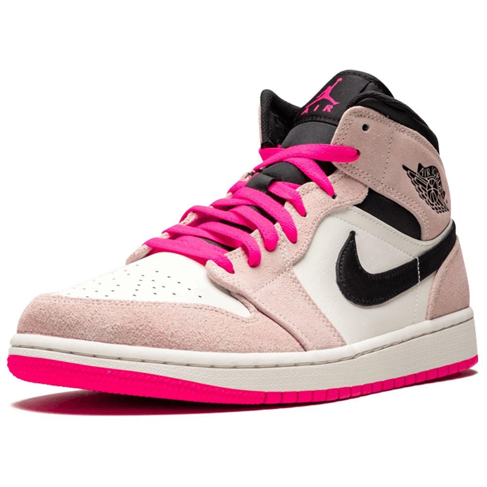 Air Jordan 1 Mid Hyper Pink — UK 3 | EU 35.5 | US 3.5 — Top View