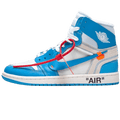 Off-White x Air Jordan 1 NRG UNC The Ten — UK 3 | EU 35.5 | US 3.5 — Front View