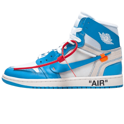 Off-White x Air Jordan 1 NRG UNC The Ten — UK 3 | EU 35.5 | US 3.5 — Front View