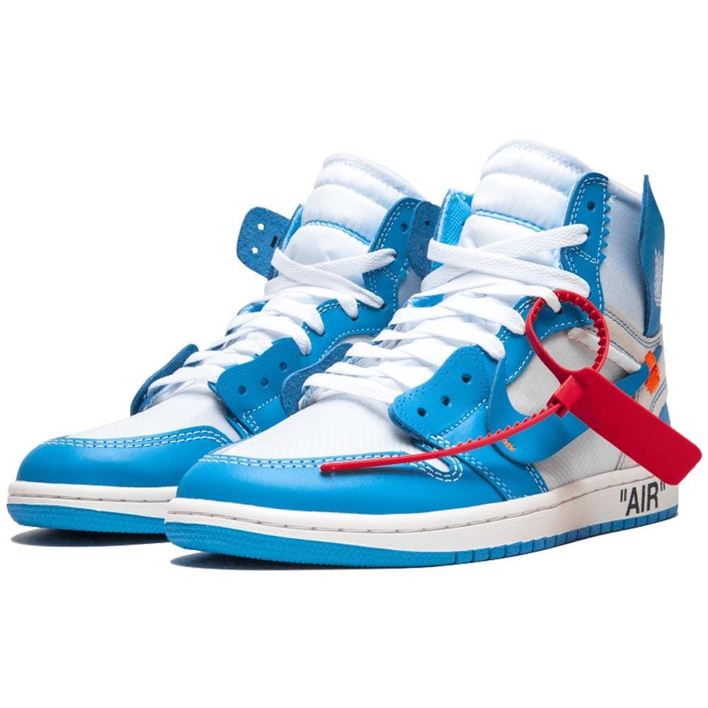Off-White x Air Jordan 1 NRG UNC The Ten — UK 3 | EU 35.5 | US 3.5 — Side View