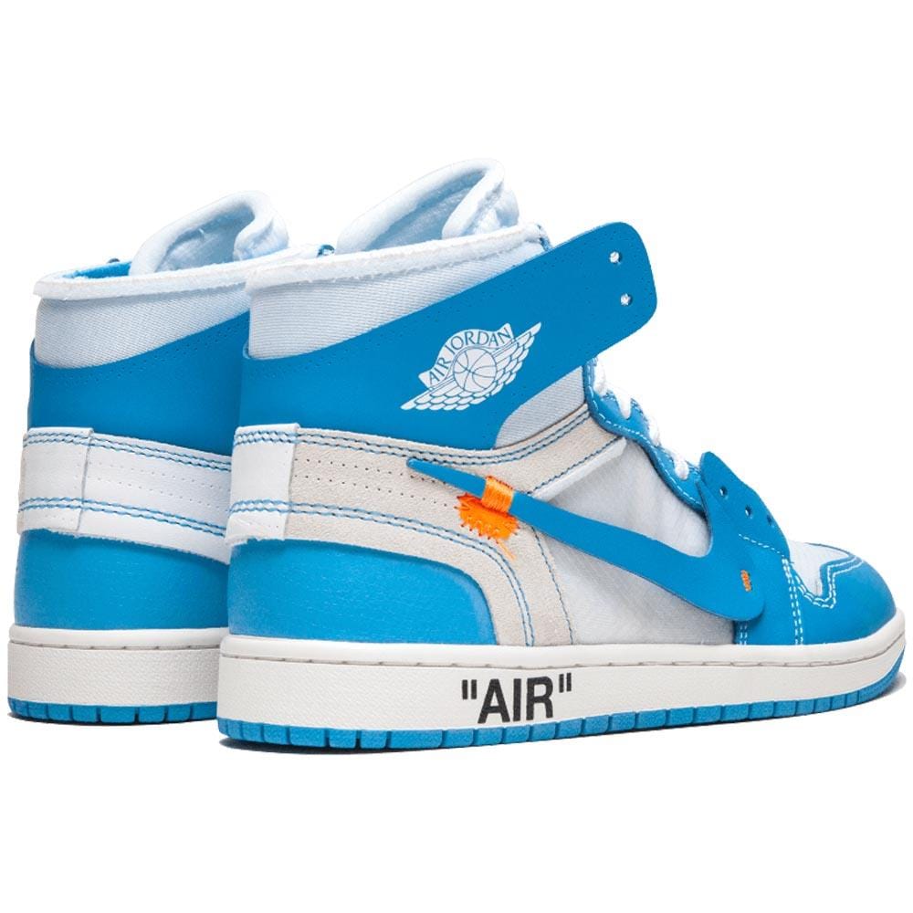 Off-White x Air Jordan 1 NRG UNC The Ten — UK 3 | EU 35.5 | US 3.5 — Back View