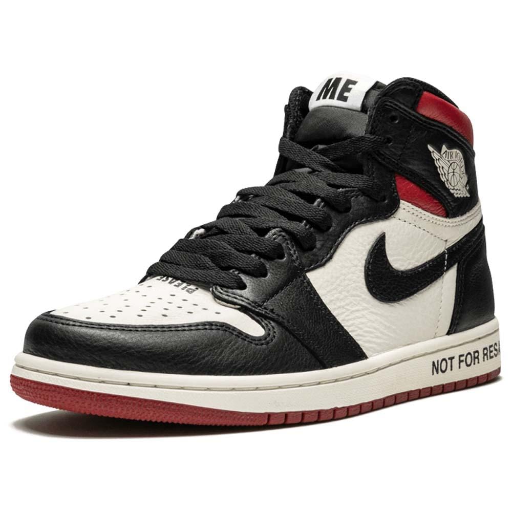 Air Jordan 1 Not For Resale Sail Black — UK 3 | EU 35.5 | US 3.5 — Top View
